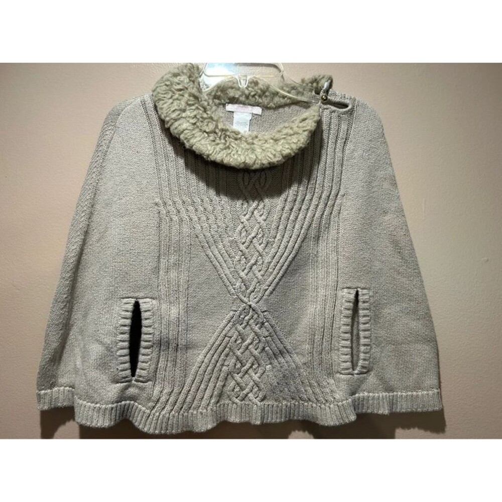Janie and Jack Sweater Cape Size 7